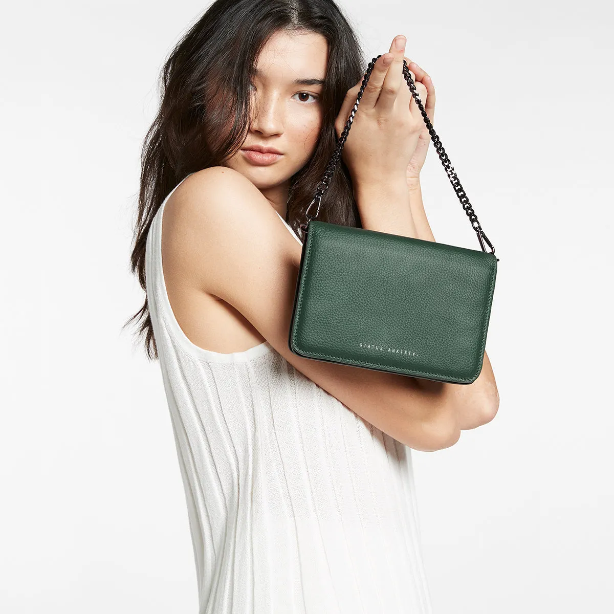 Status Anxiety She Burns Bag Green