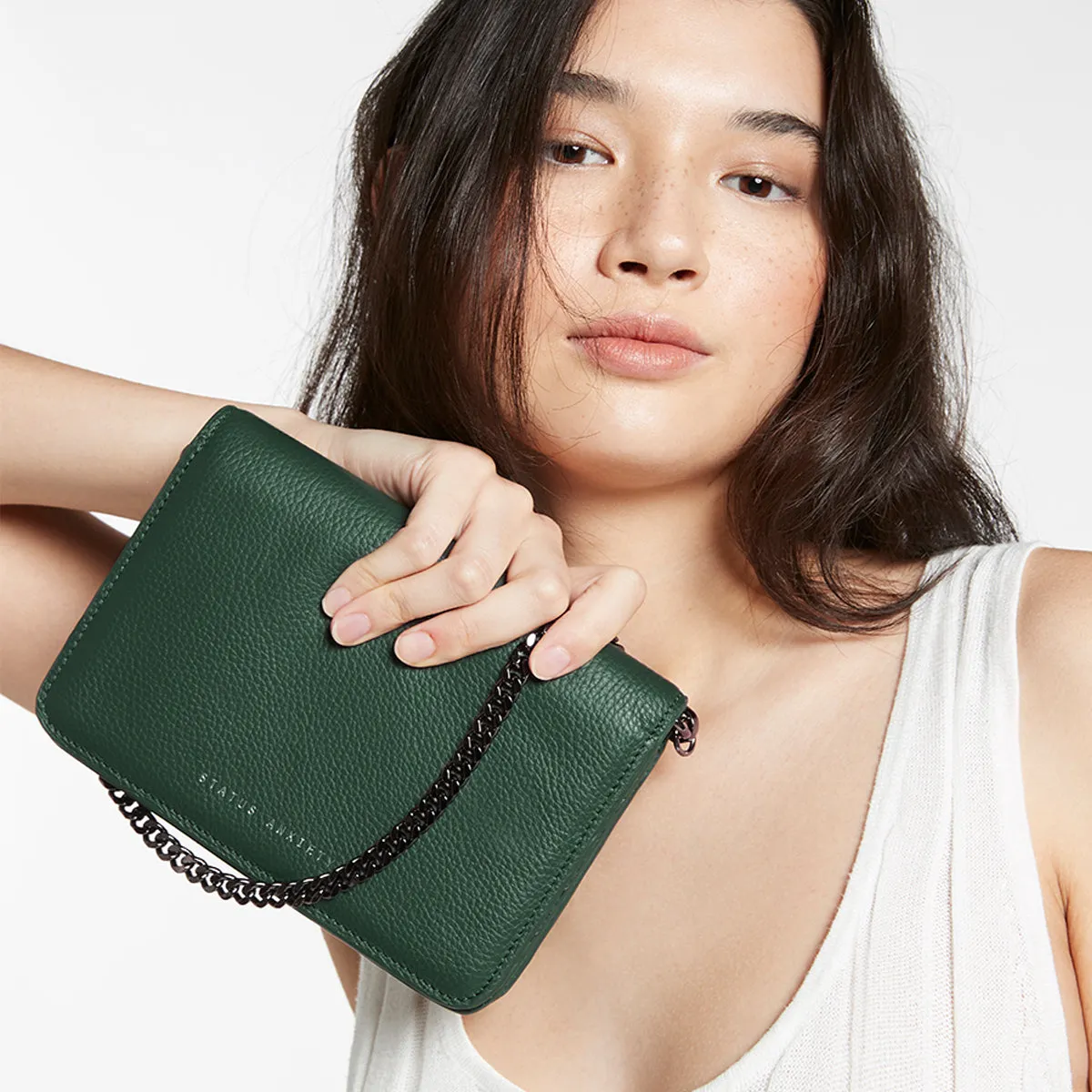 Status Anxiety She Burns Bag Green