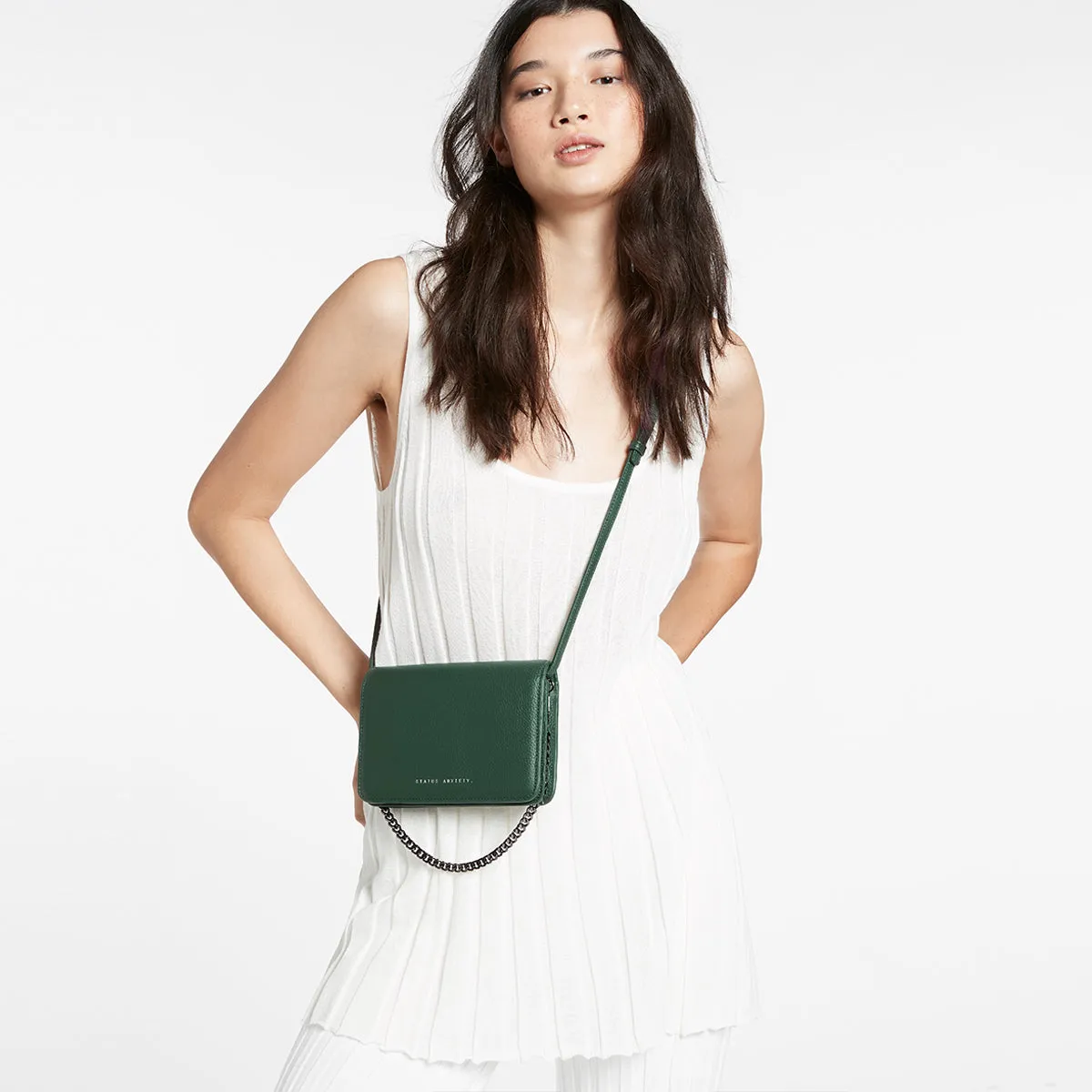 Status Anxiety She Burns Bag Green