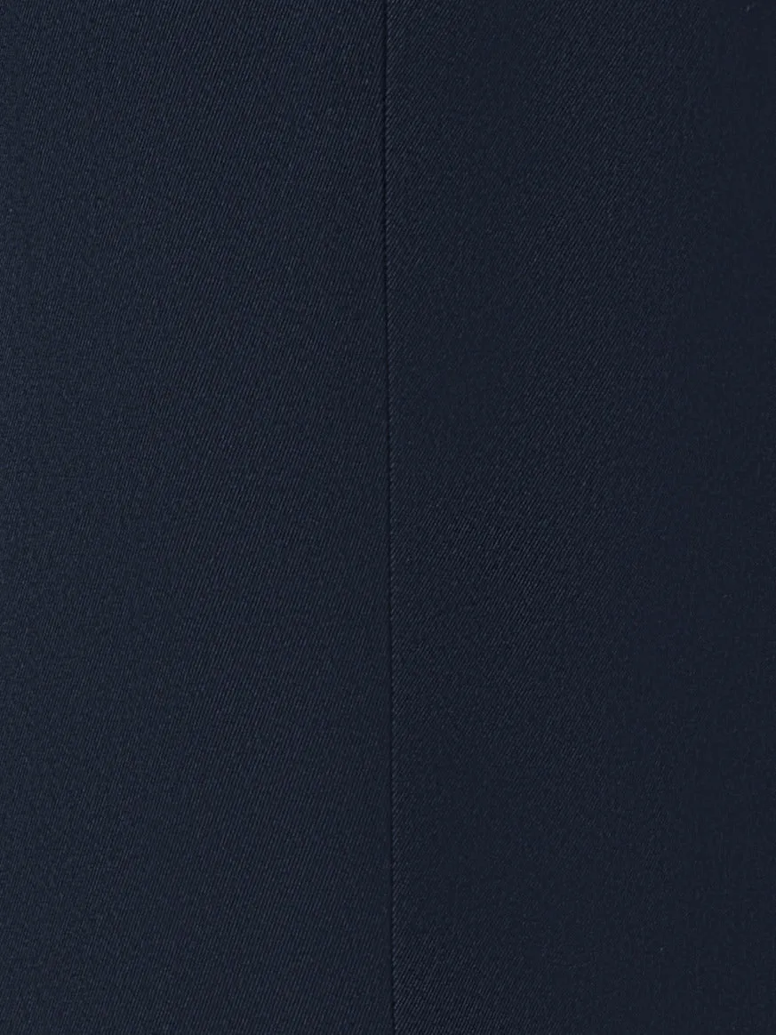 Straight Silk Gabardine Pants Akris