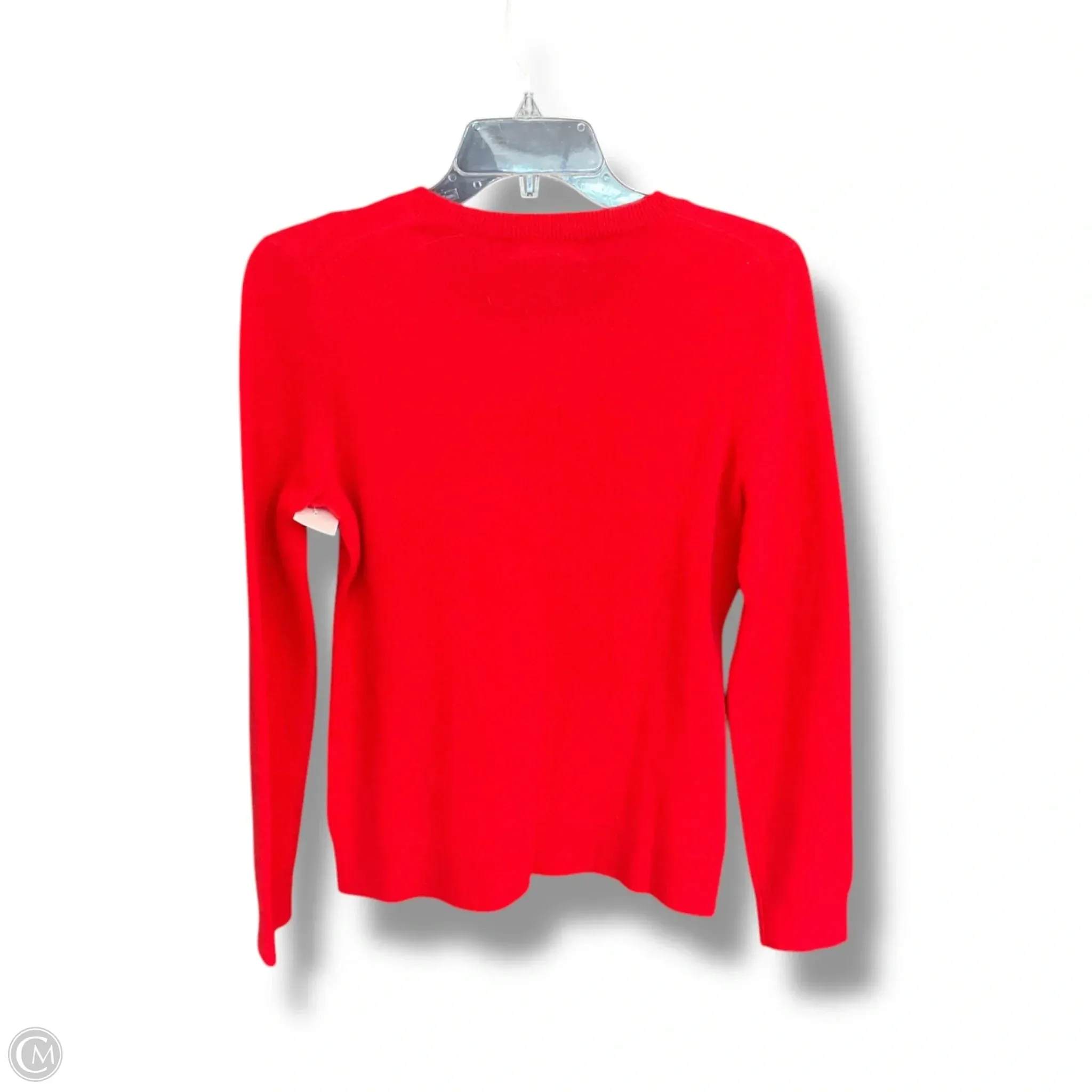 Sweater Cashmere By Lord And Taylor In Red, Size: M