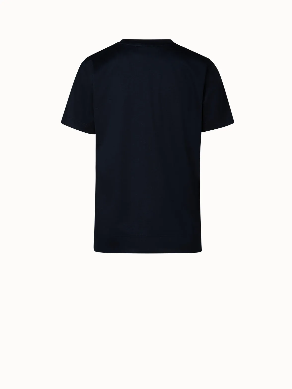 T-Shirt with Tulle Heart Insert Akris