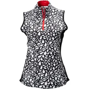 TGW Women’s Raindrop Inset Sleeveless Golf Polo Size XL