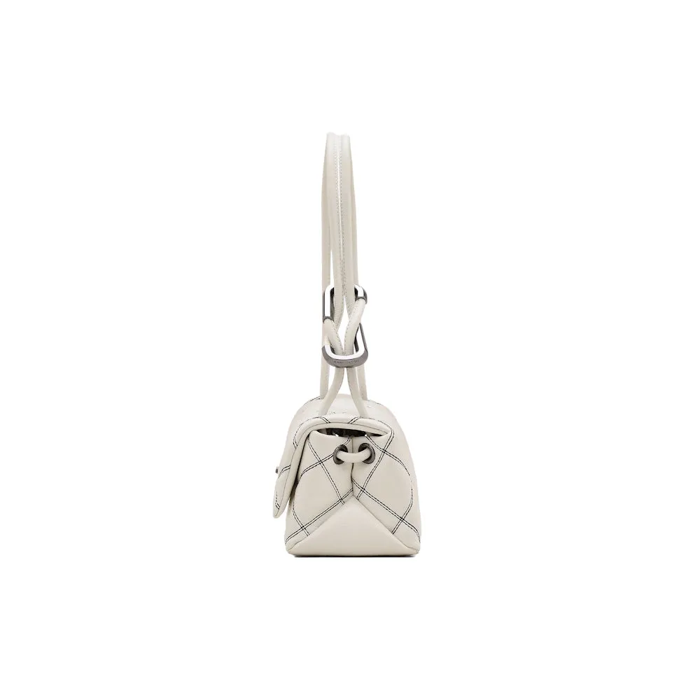 THE BI-COLOR QUILTED MINI DUAL SHOULDER BAG
