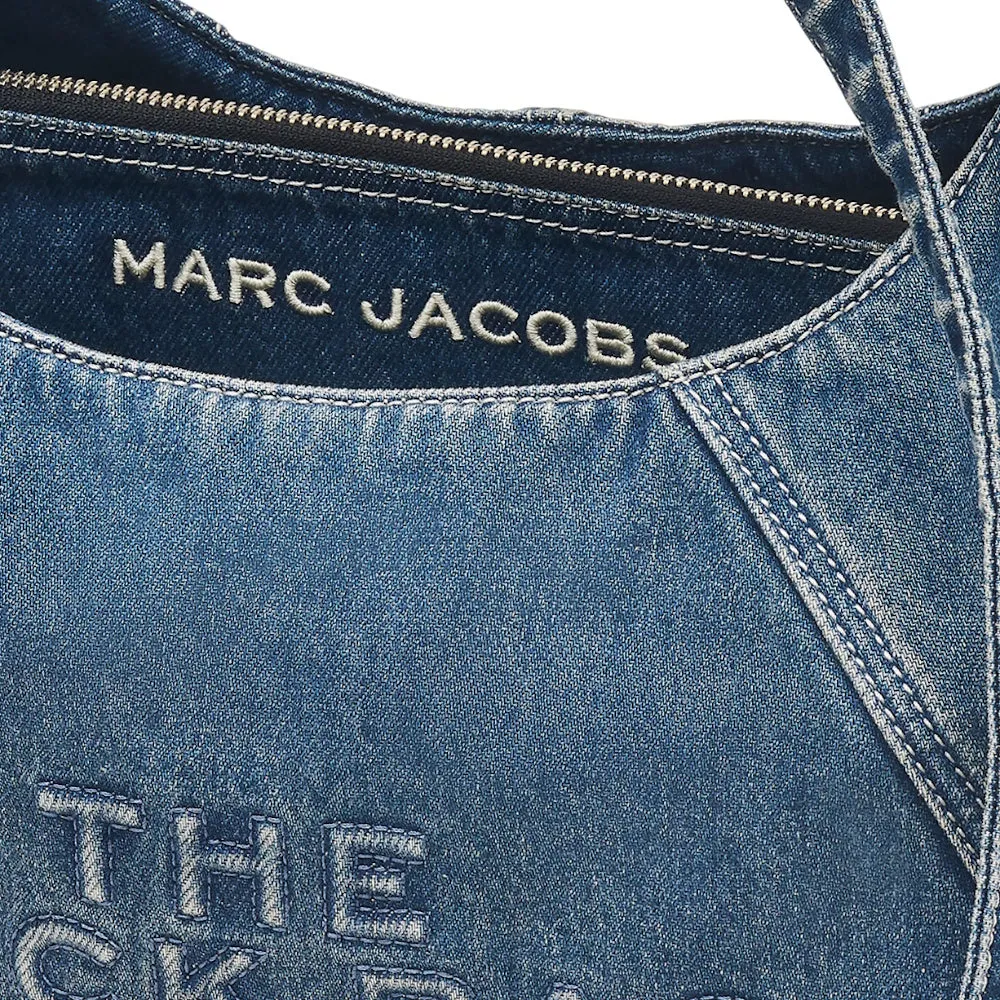 THE BOW DENIM SACK BAG