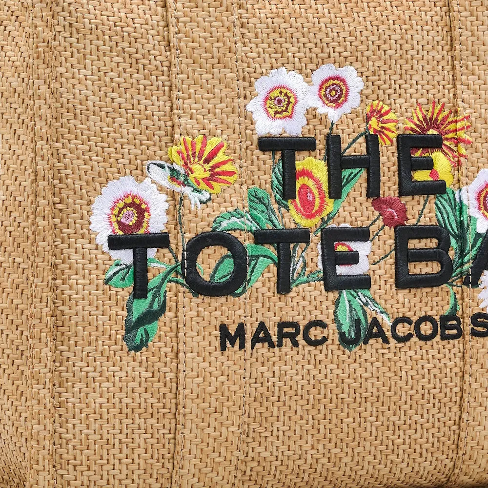 THE DAISY WOVEN MEDIUM TOTE BAG