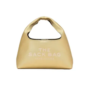 THE METALLIC LEATHER MINI SACK BAG