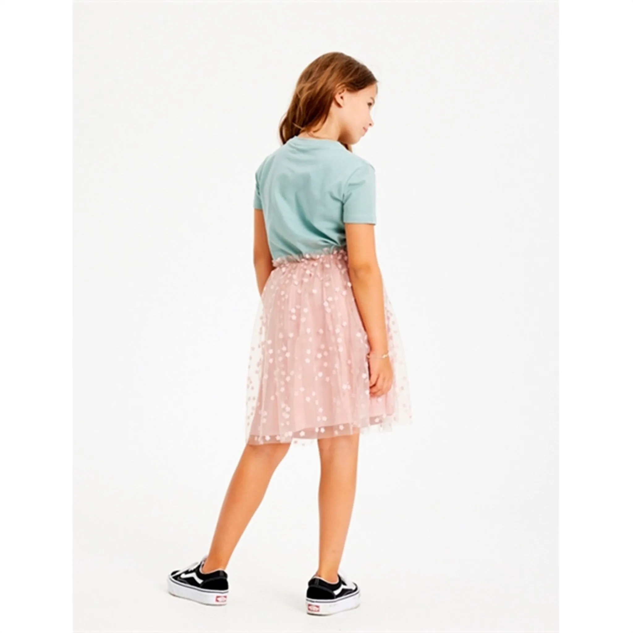 THE NEW Peach Beige Gracelyn Skirt