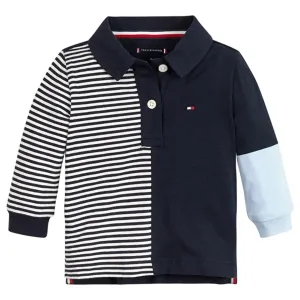 Tommy Hilfiger Baby Colorblock Polo Desert Sky