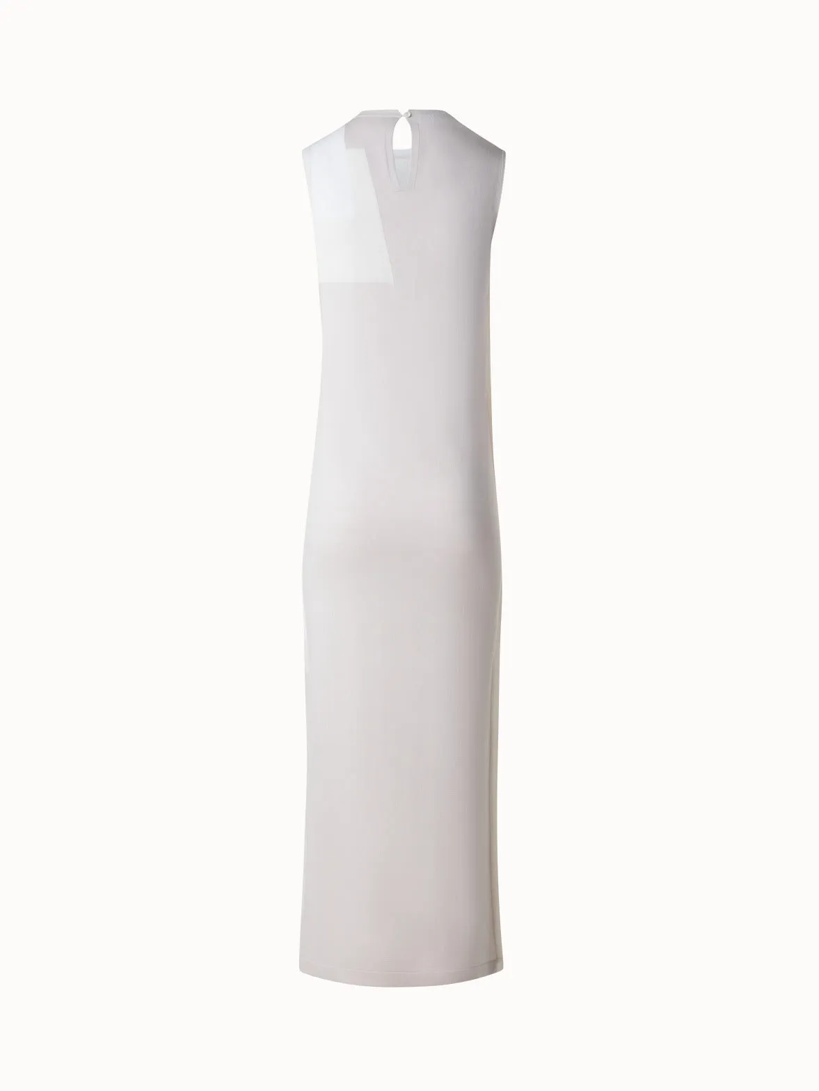 Tube Knit Dress in Trapezoid Intarsia 
