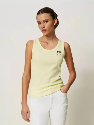 Twinset Vest Top Lime