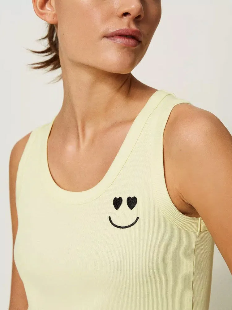 Twinset Vest Top Lime