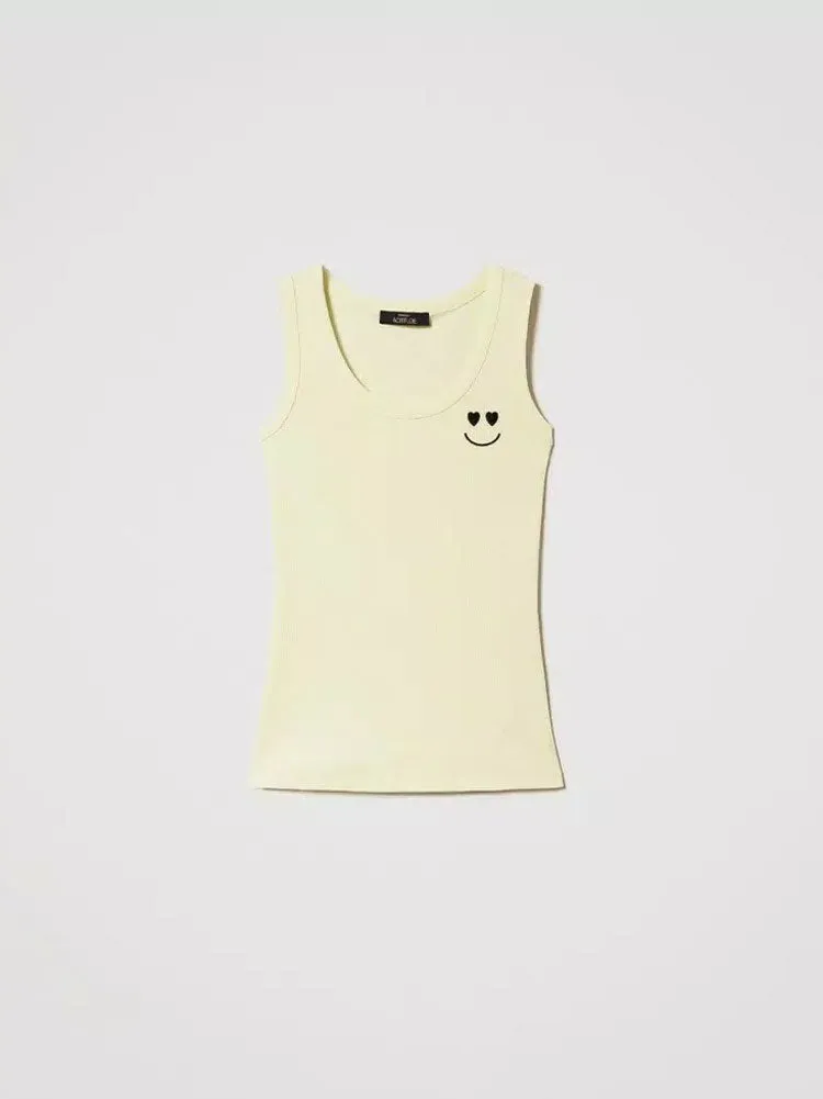 Twinset Vest Top Lime