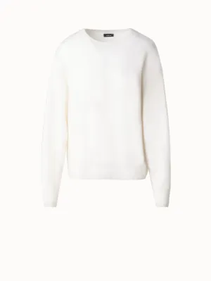 Ultra-Soft Long Sleeve Cashmere Sweater Akris