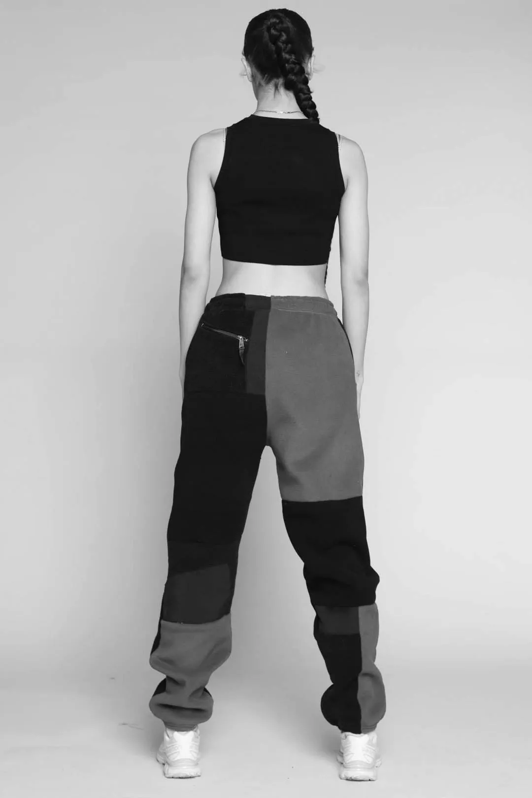 Unisex Rework North Face Fleece Pants - M Frankie