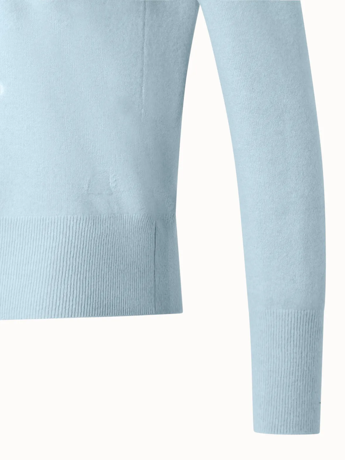 V-Neck Sweater in 100% Cashmere Akris