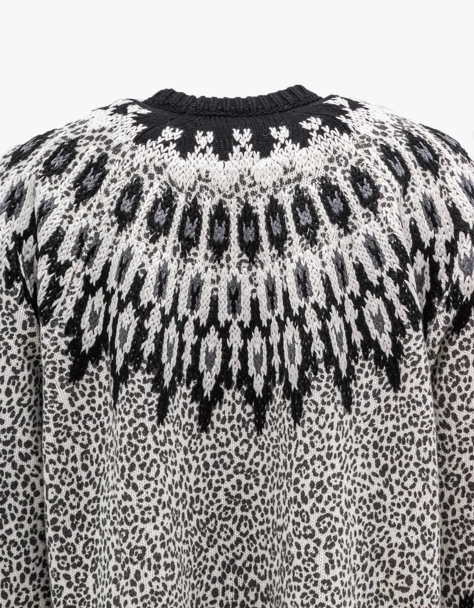 Valentino Animalier Graphic Wool Sweater