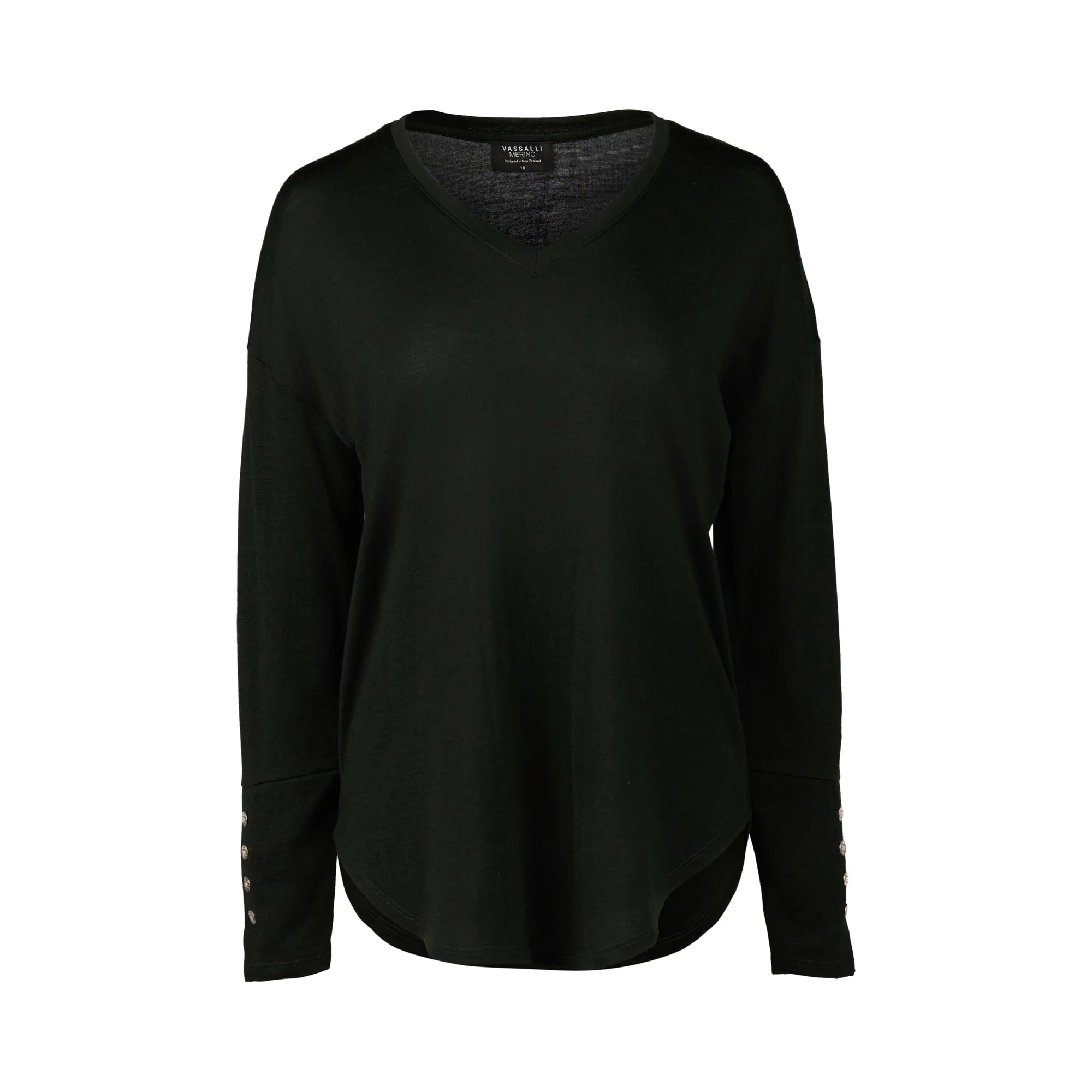 Vassalli - Merino Top - 4465 - Forest