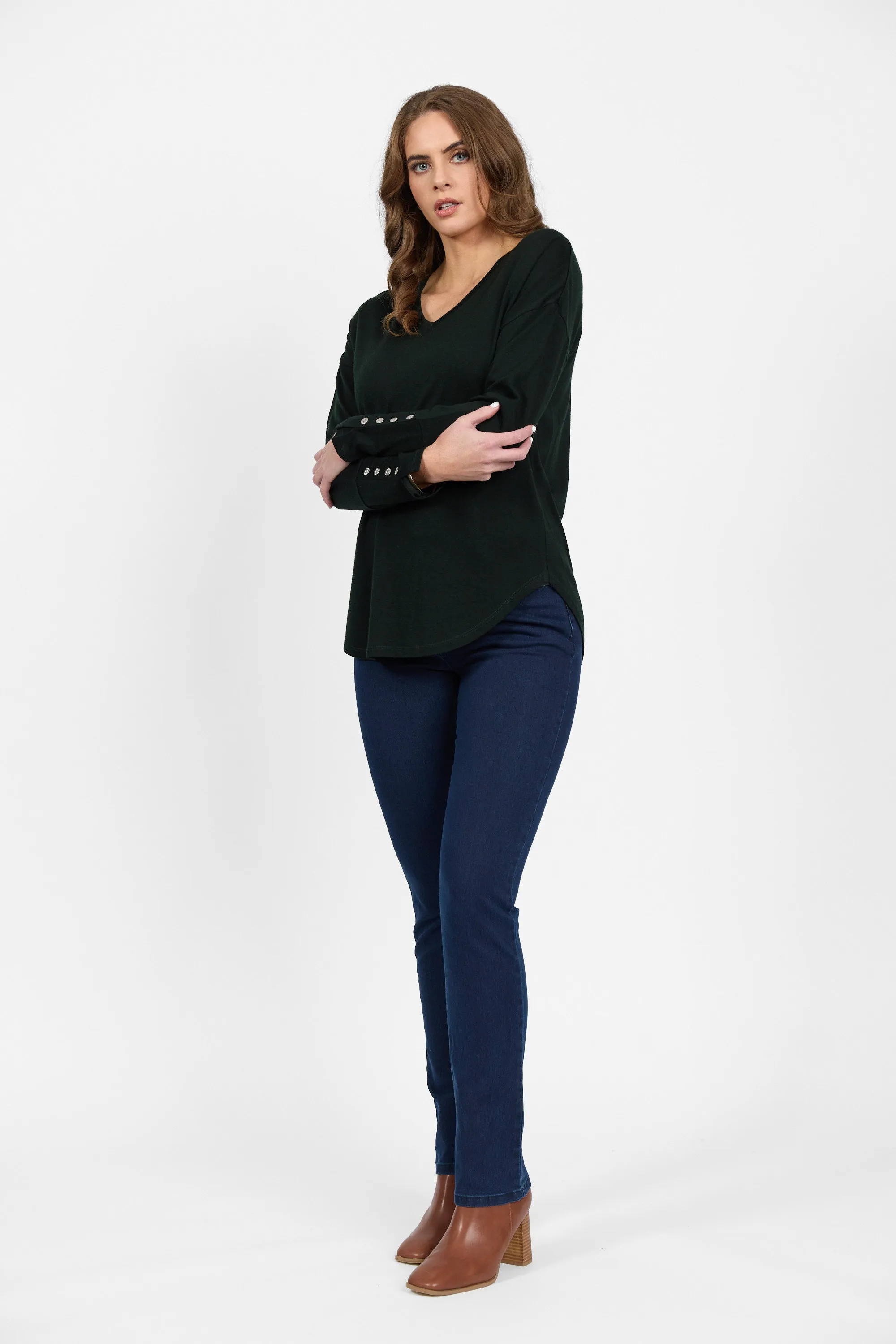 Vassalli - Merino Top - 4465 - Forest