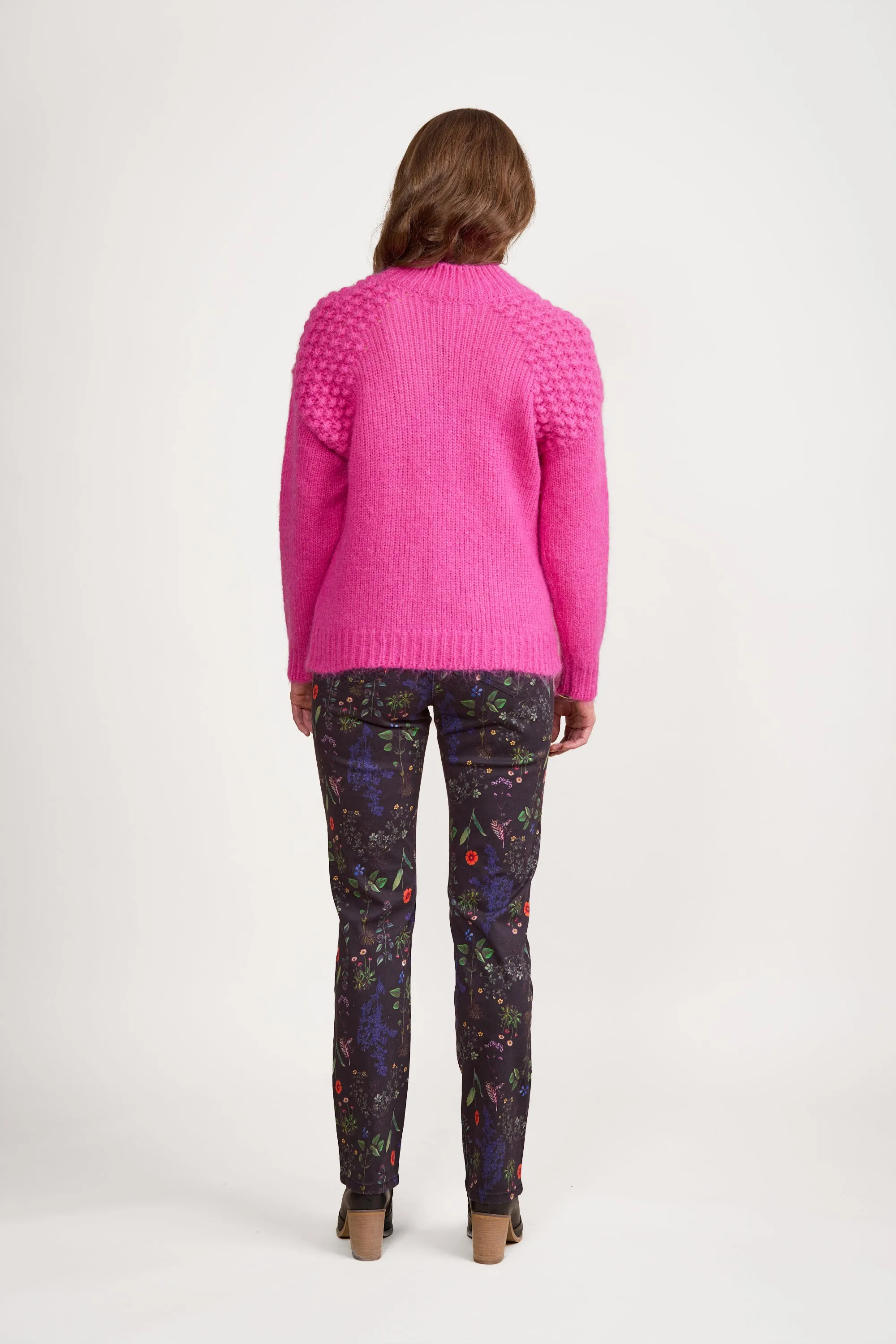 Vassalli - Sweater - 1081 - Magenta - $99 - Mohair Wool  Blend