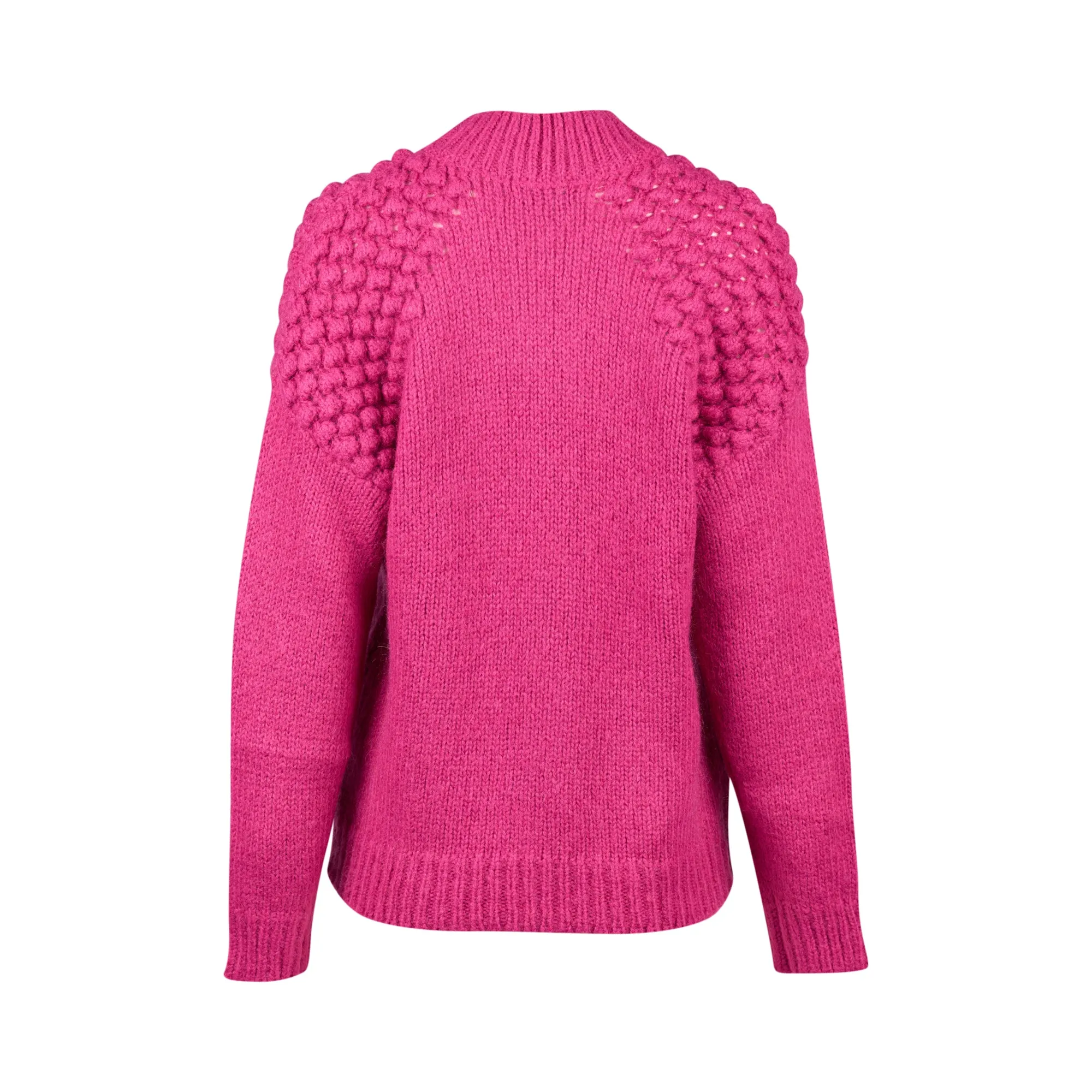 Vassalli - Sweater - 1081 - Magenta - $99 - Mohair Wool  Blend