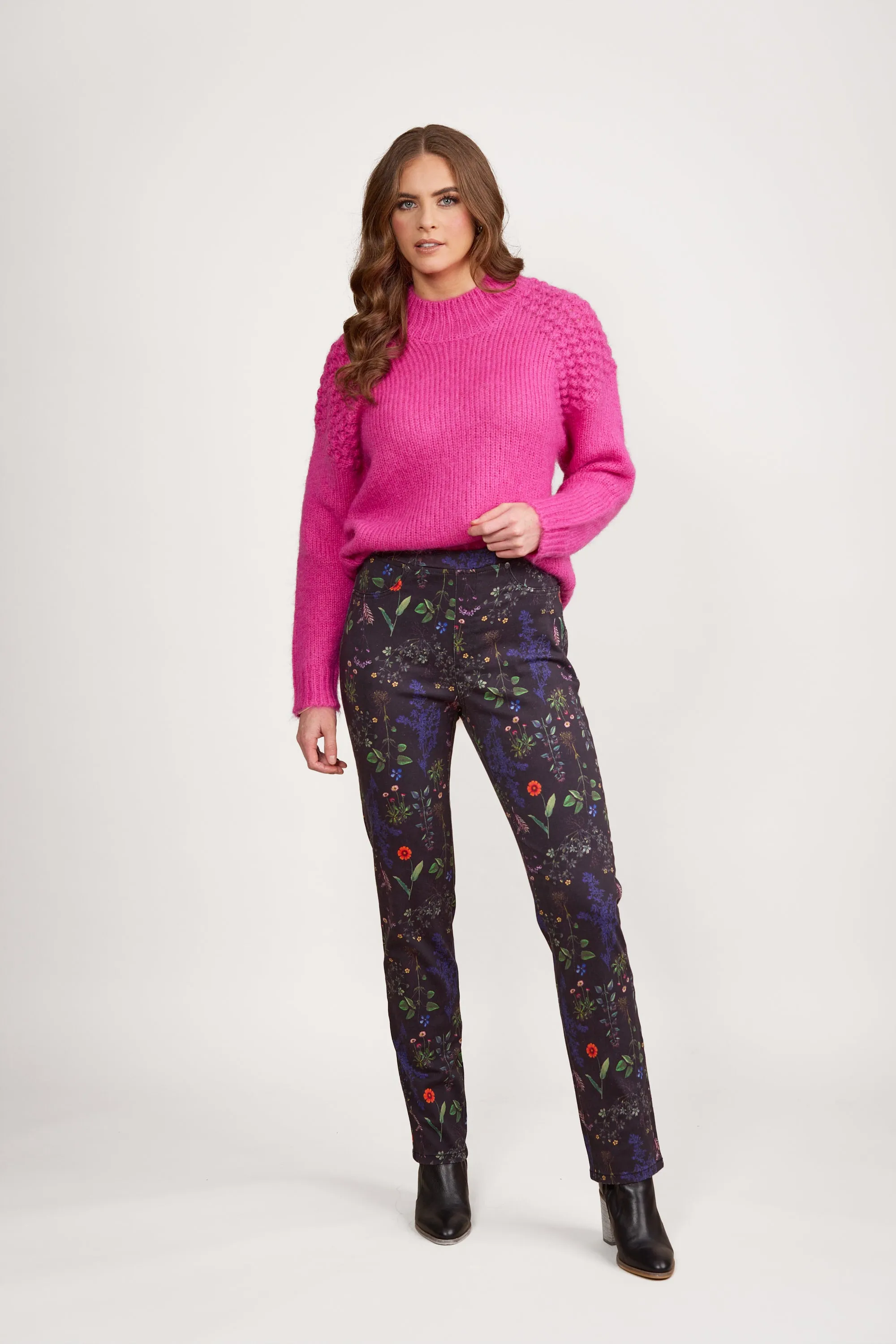 Vassalli - Sweater - 1081 - Magenta - $99 - Mohair Wool  Blend