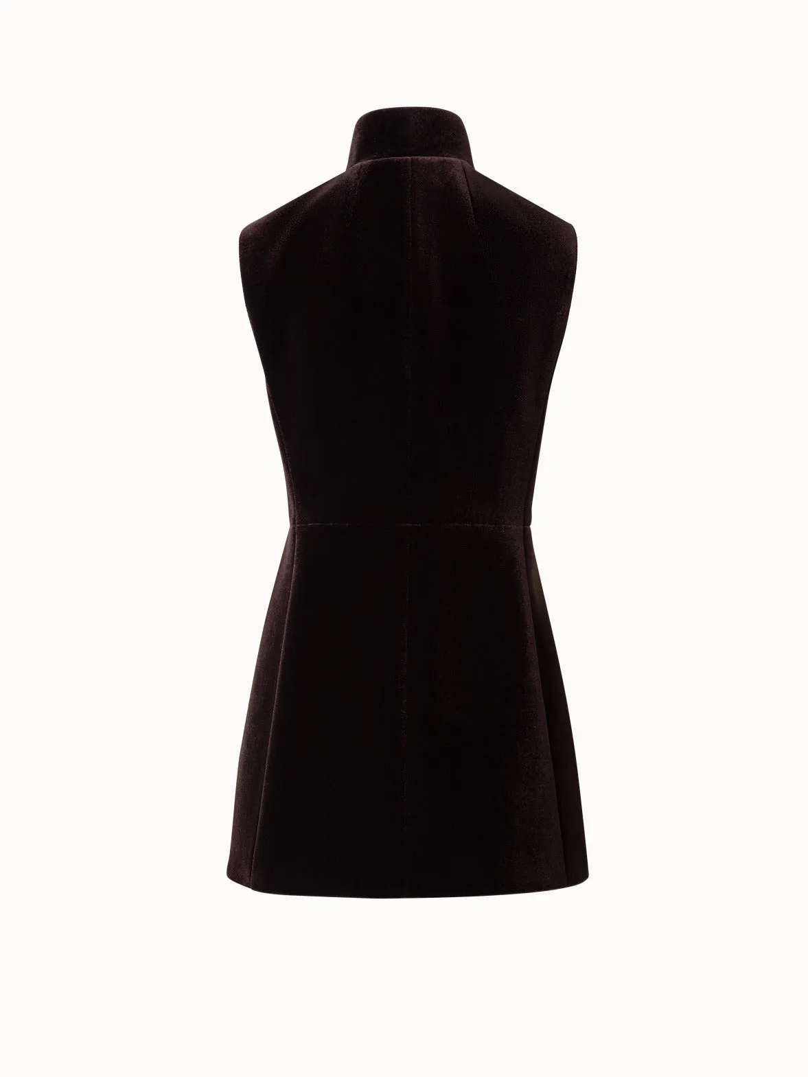 Velvet Neoprene Gilet Akris