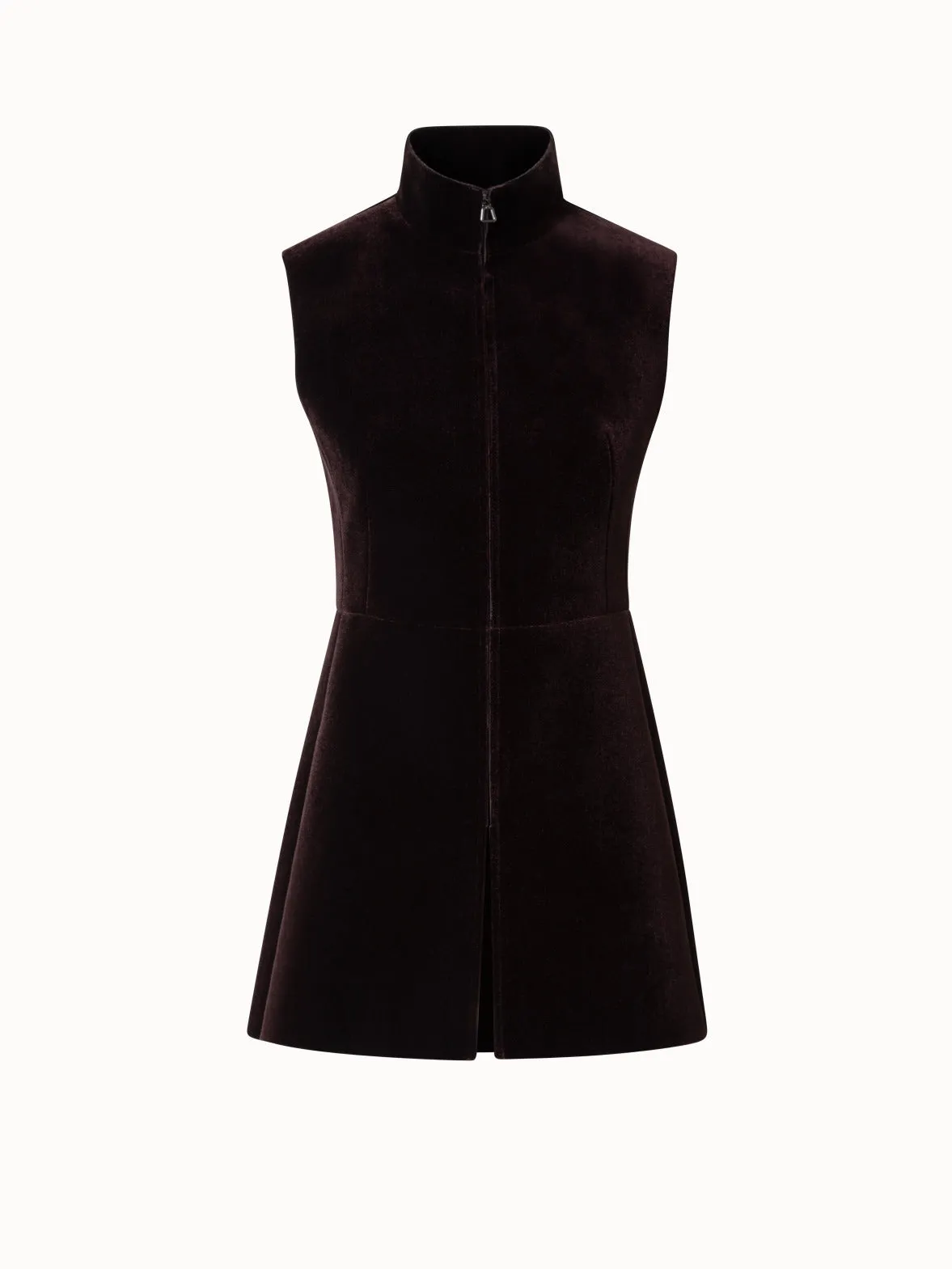 Velvet Neoprene Gilet Akris