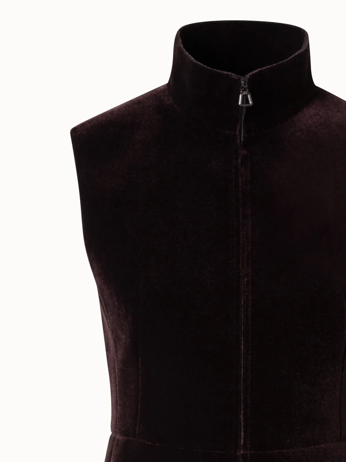 Velvet Neoprene Gilet Akris