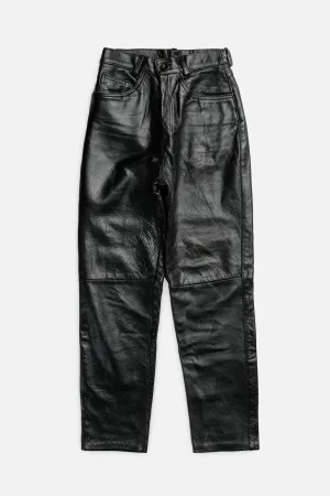 Vintage Leather Pants - Women's XS Frankie