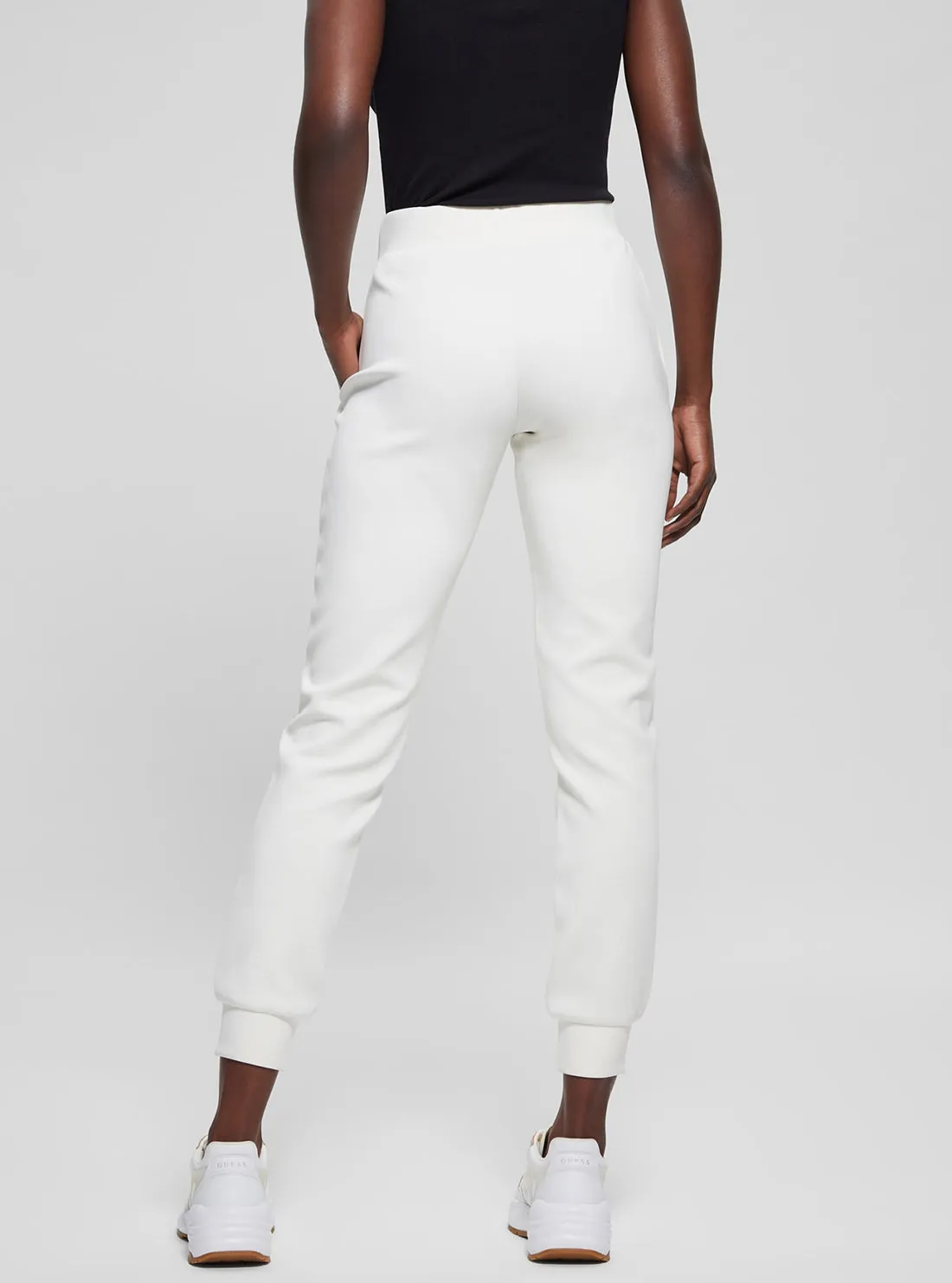 White Olympe Long Pants Guess