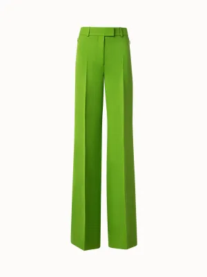 Wide Silk Shantung Pants Akris