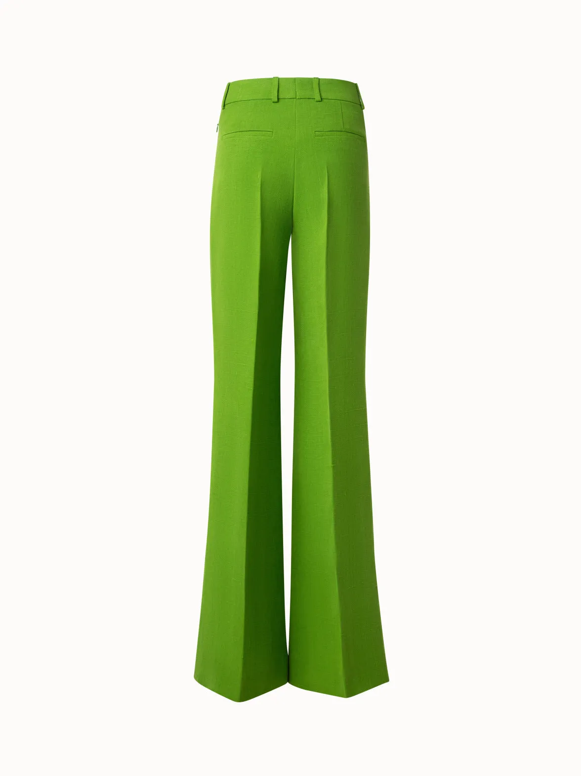 Wide Silk Shantung Pants Akris