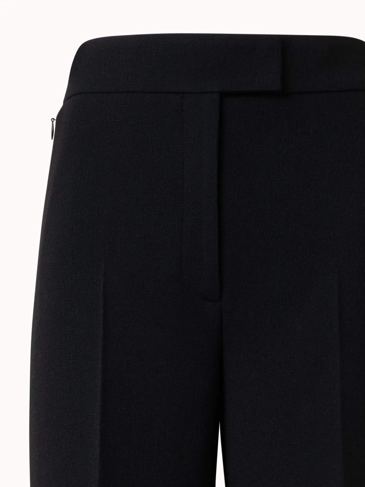 Wide Wool Double-Face Pants Akris