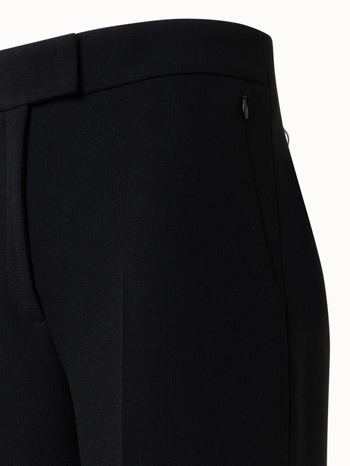 Wide Wool Double-Face Pants Akris