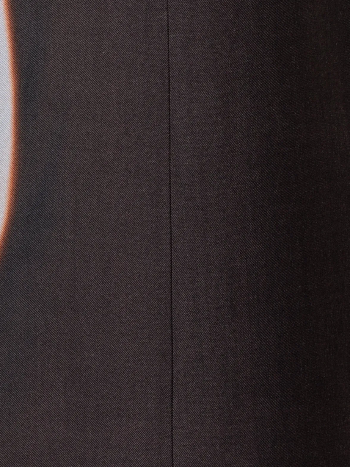 Wide Wool Double-Face Pants with Mocca Loop Print Akris