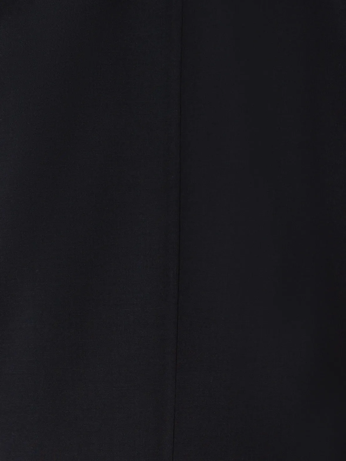 Wool Satin Tuxedo Jacket with Sheer Shoulders Akris