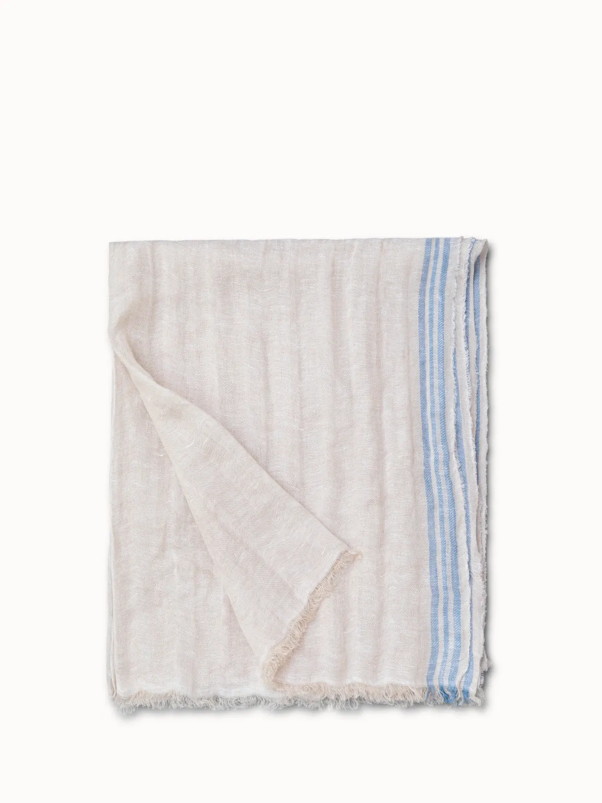 Woven Linen Scarf Akris