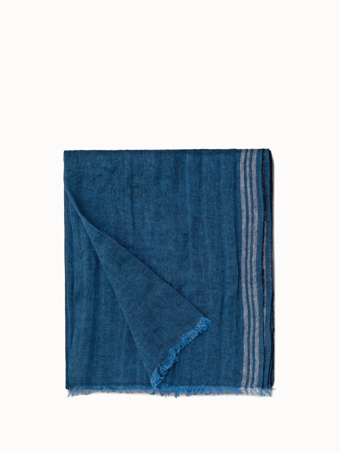 Woven Linen Scarf Akris