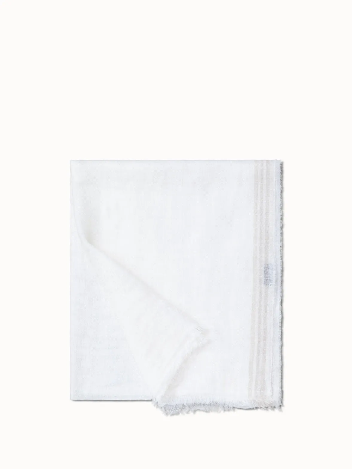 Woven Linen Scarf Akris