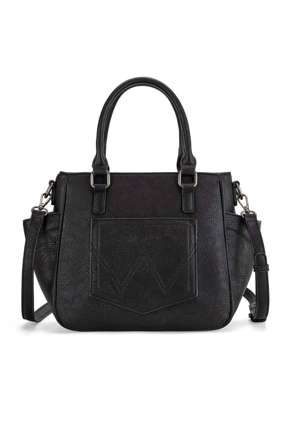 Wrangler Carry All Buckle Tote Crossbody for Women in Black | WG187-8318 BK